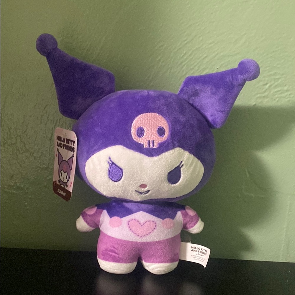Sanrio Kuromi Purple Pink Plush Stuffed Animal Toy NWT Hello Kitty Friends